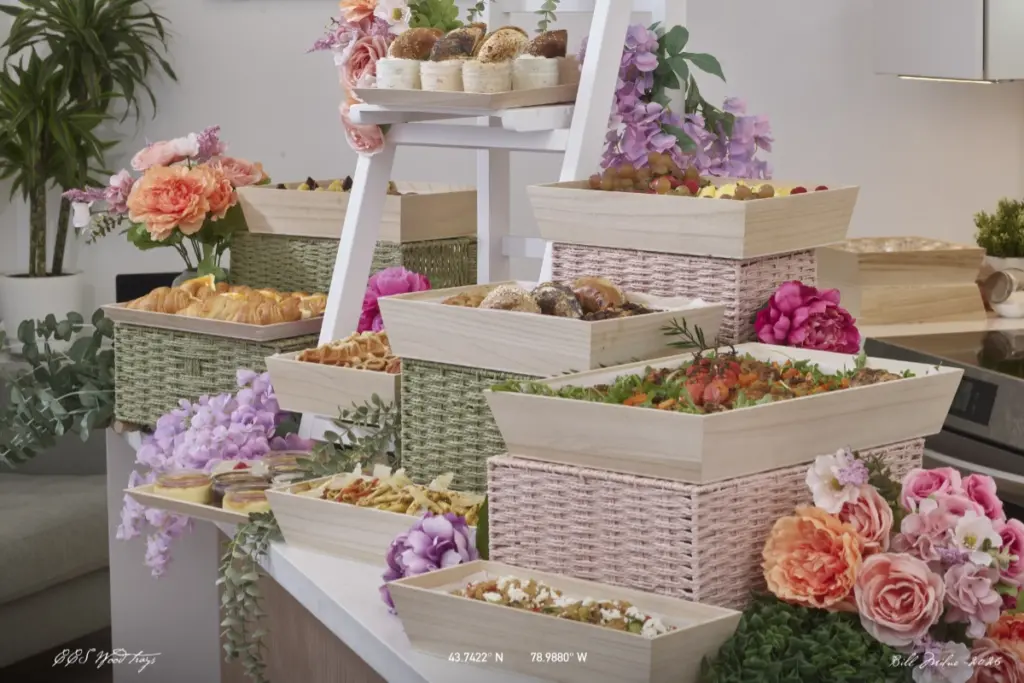 scalable catering system with tablescapes